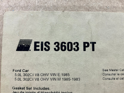 Fel-pro EIS3603PT Engine Rebuilder Gasket Set - 1983-1985 Ford 302 5.0L Mustang