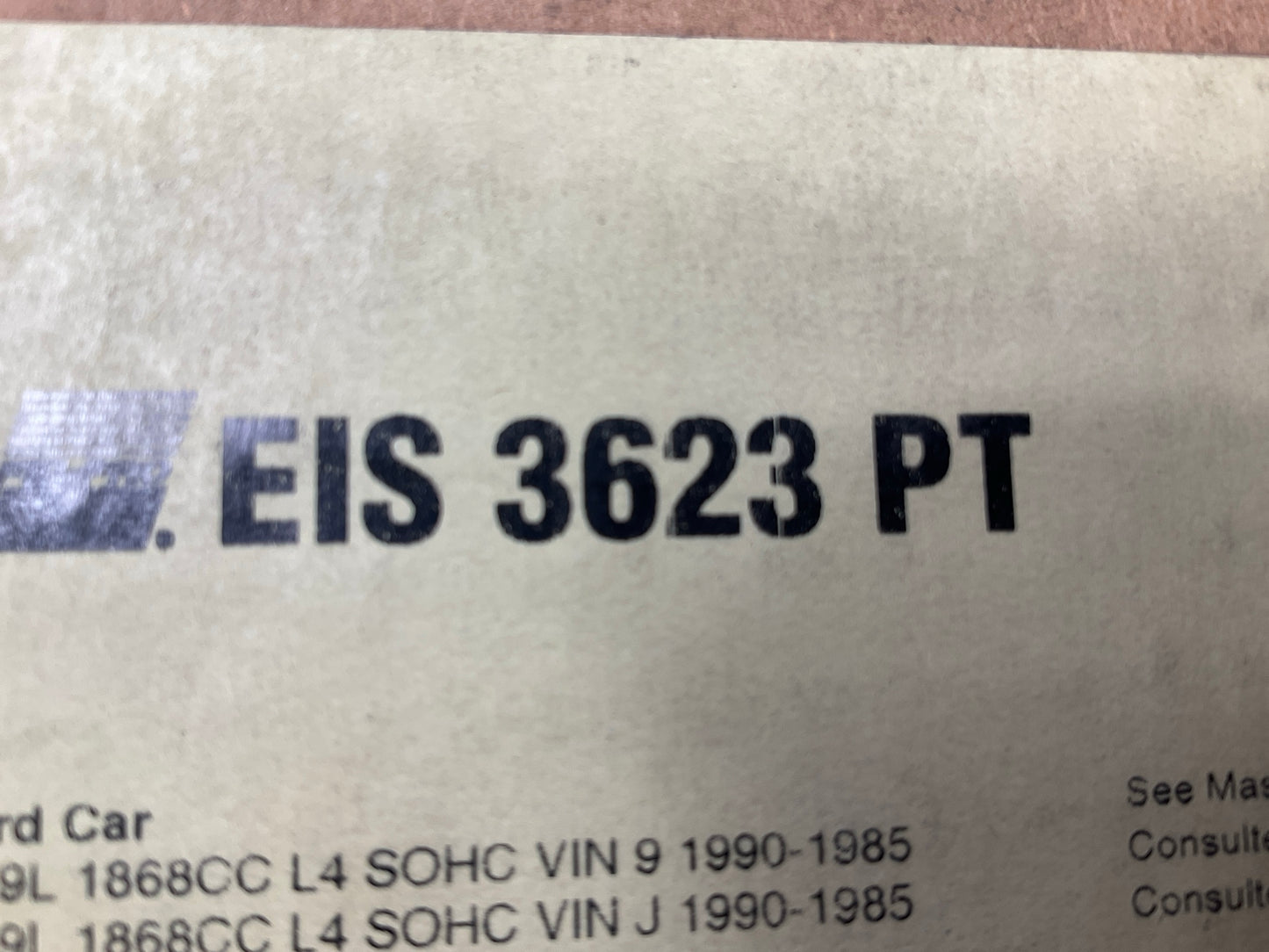 Fel-Pro EIS3623PT Engine Rebuilder Gasket Set 1985-1990 Ford 1.9L (VIN 9/J)