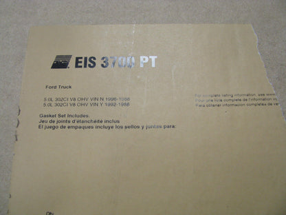 Fel-pro EIS3700PT Engine Rebuild Gasket Set 1988-1996 Ford Truck 5.0L-V8