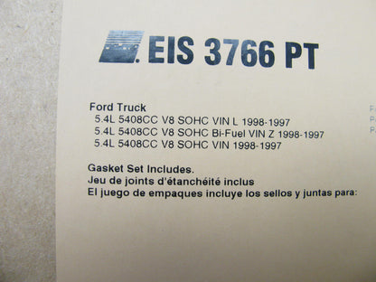 Fel-pro EIS3766PT Engine Rebuild Gasket Set - 1997-1998 Ford Truck 5.4L V8 SOHC
