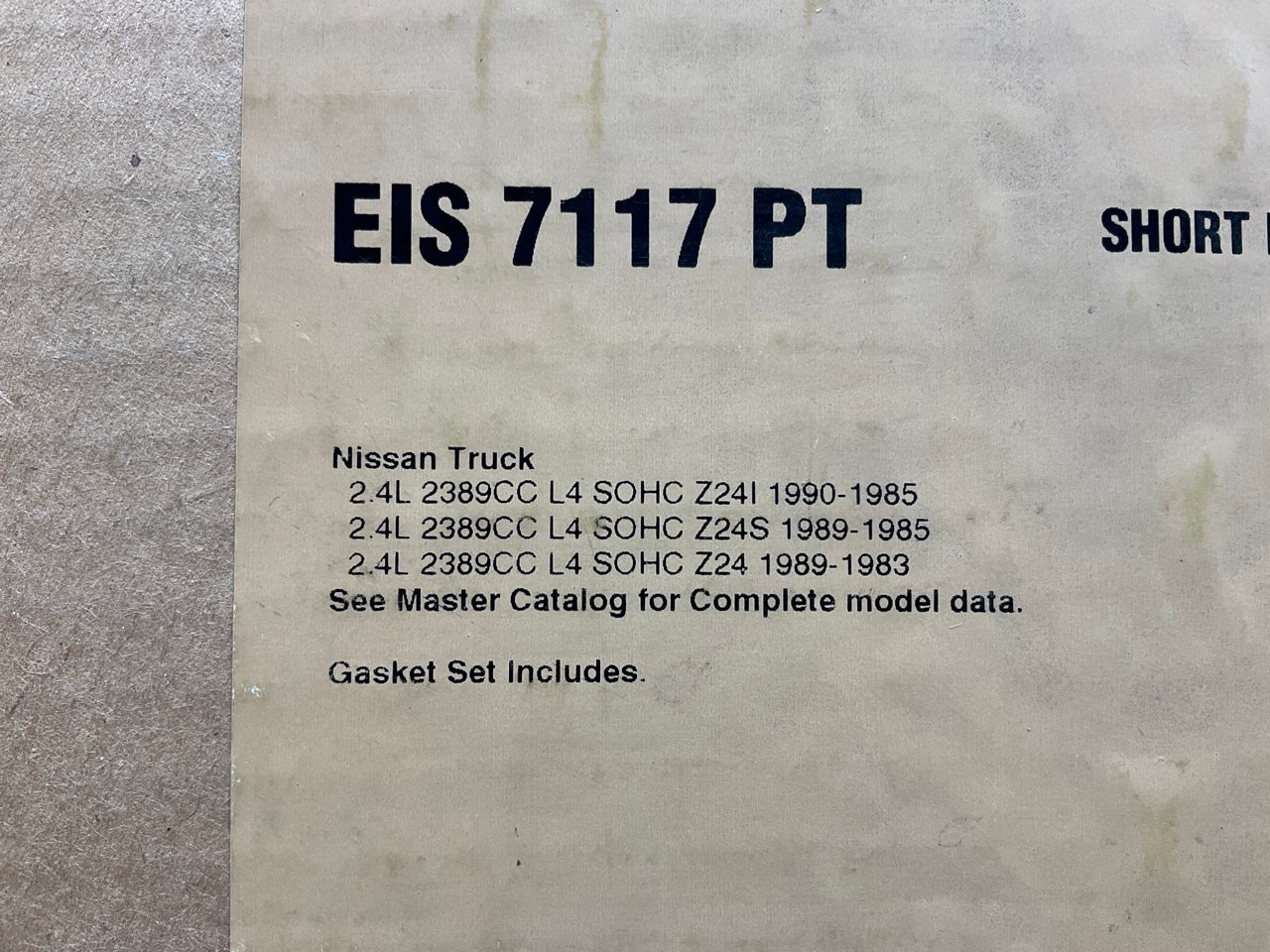 Fel-pro EIS7117PT Engine Rebuilder Gasket Set For 1983-1990 Nissan 2.4L Z24i Z24