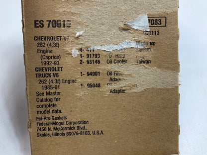 Fel-Pro ES70016 Engine Oil Cooler Gasket Set 1985-13 Chevrolet GMC 262 4.3L V6