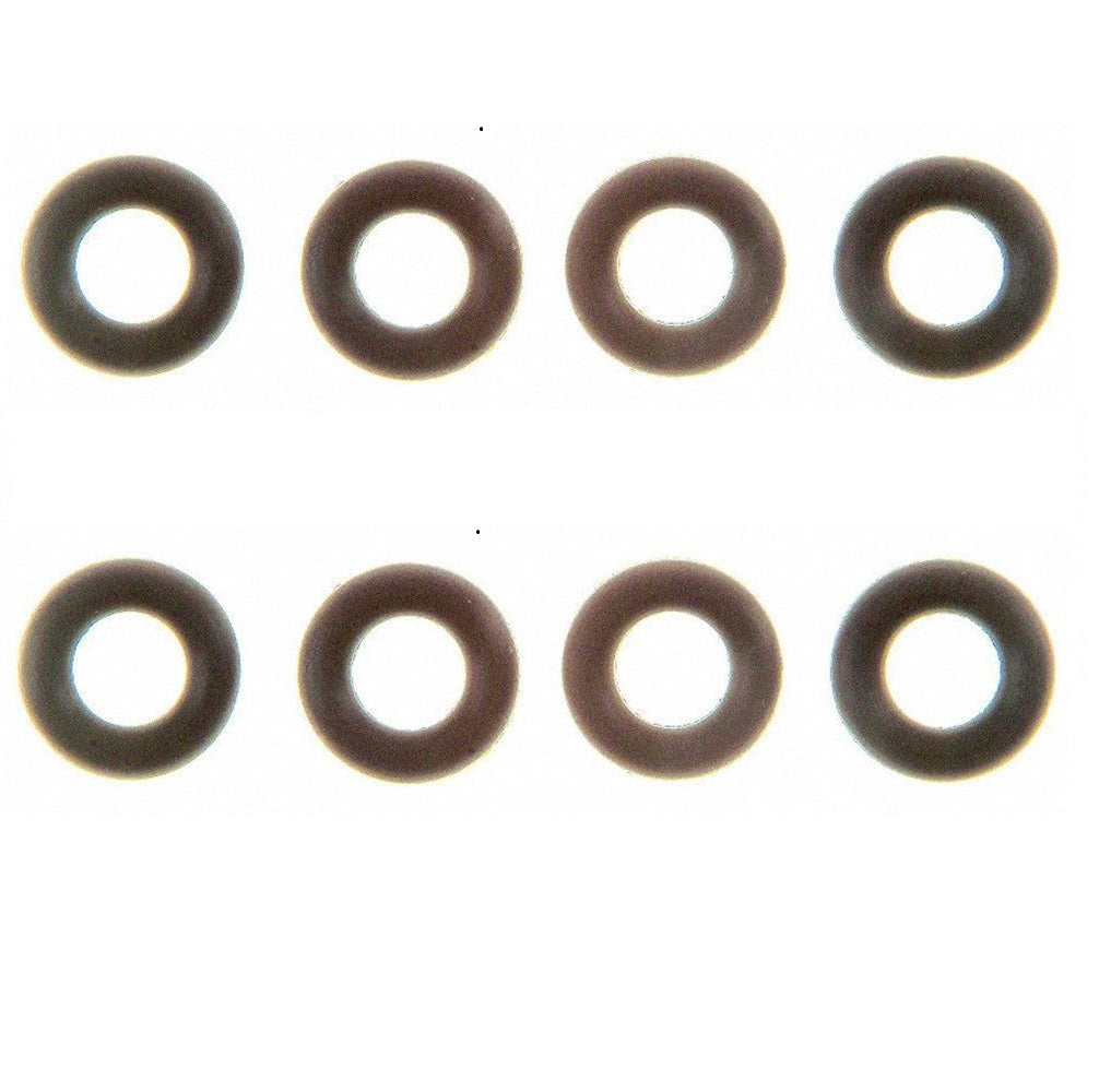 (8) Fel-pro Fuel Injector O-Ring Seals - Chevy GMC 4.8L 5.3L 6.0L 8.1L V8 Truck