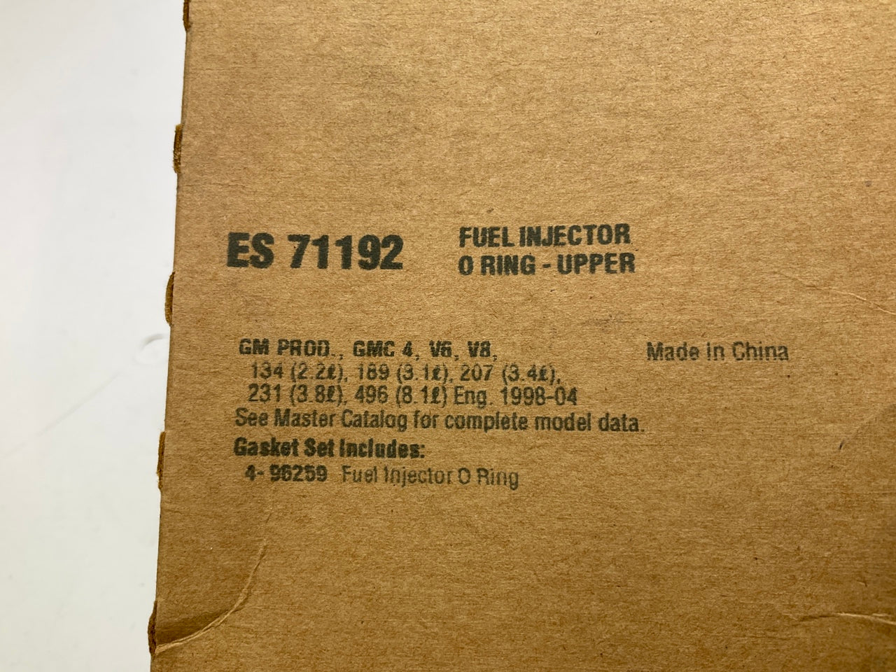Fel-pro ES71192 UPPER Fuel Injector O-Ring Seal Kit (Injectors To Fuel Rail )