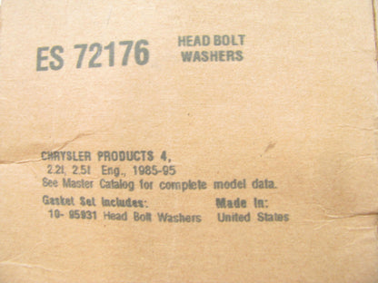 FEL-PRO ES72176 Engine Cylinder Head Bolt Washer Set
