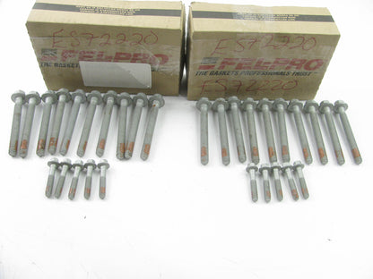 2 SETS Of Fel-pro ES72220 Cylinder Head Bolts - DOES ONE ENGINE