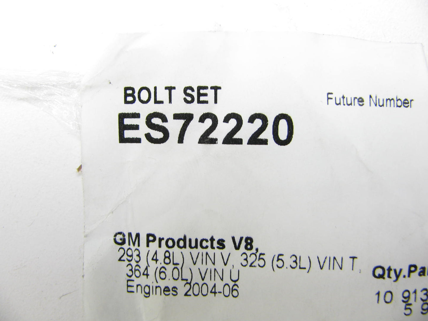 Fel-pro ES72220 Cylinder Head Bolt Set
