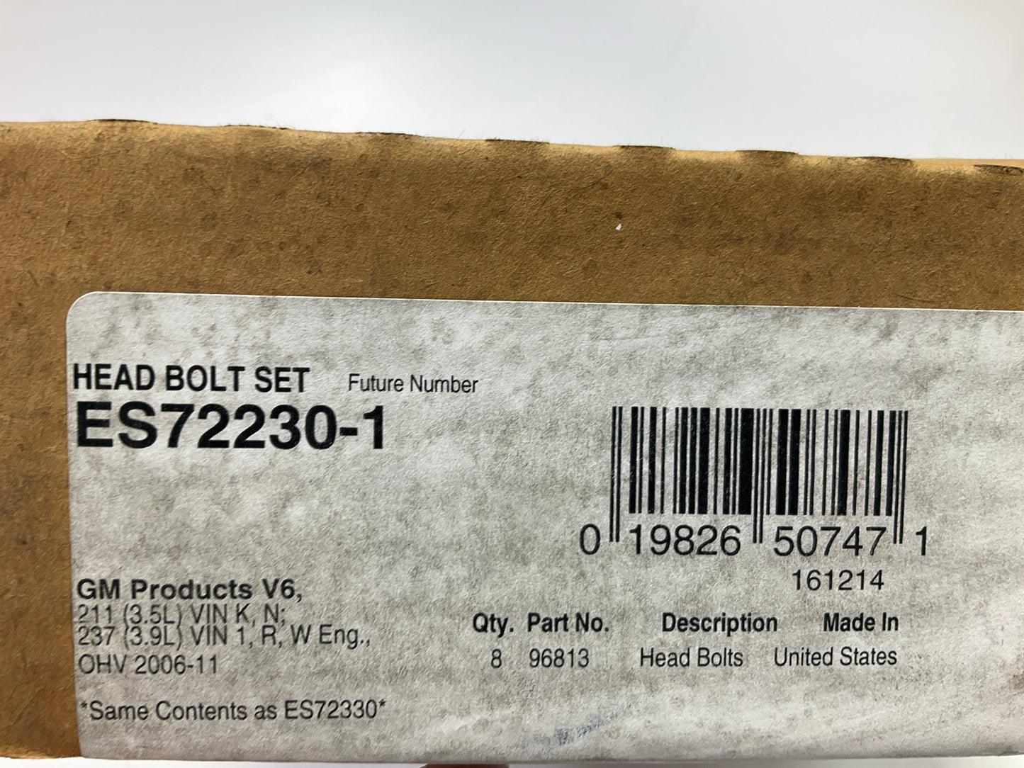 Fel-pro ES72230-1 Cylinder Head Bolts (does One Cylinder Head)