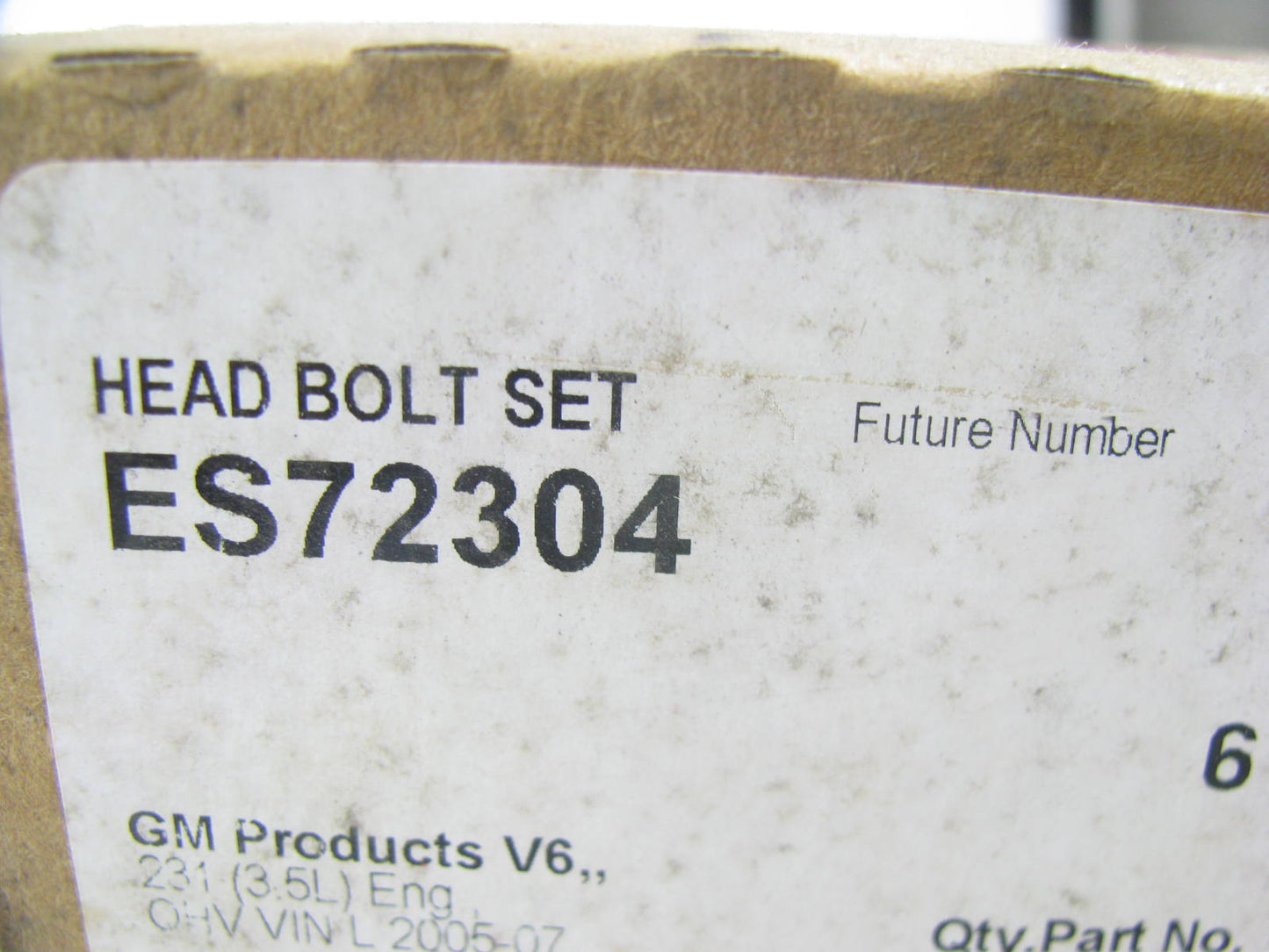 Fel-Pro ES72304 Cylinder Head Bolts For 2006-07 Buick Rendezvous 3.5L V6 OHV