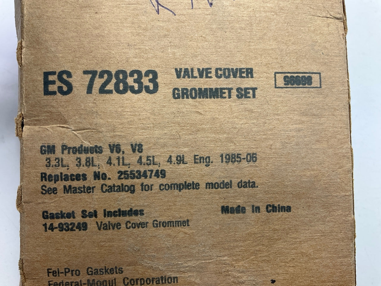 FEL-PRO ES72833 Valve Cover Grommet Set 85-09 GM 3.3L 3.8L V6 4.1L 4.5L 4.9L V8