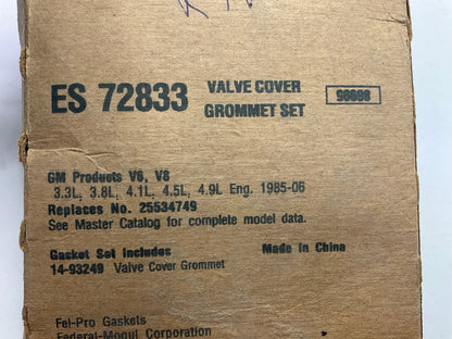 FEL-PRO ES72833 Valve Cover Grommet Set 85-09 GM 3.3L 3.8L V6 4.1L 4.5L 4.9L V8
