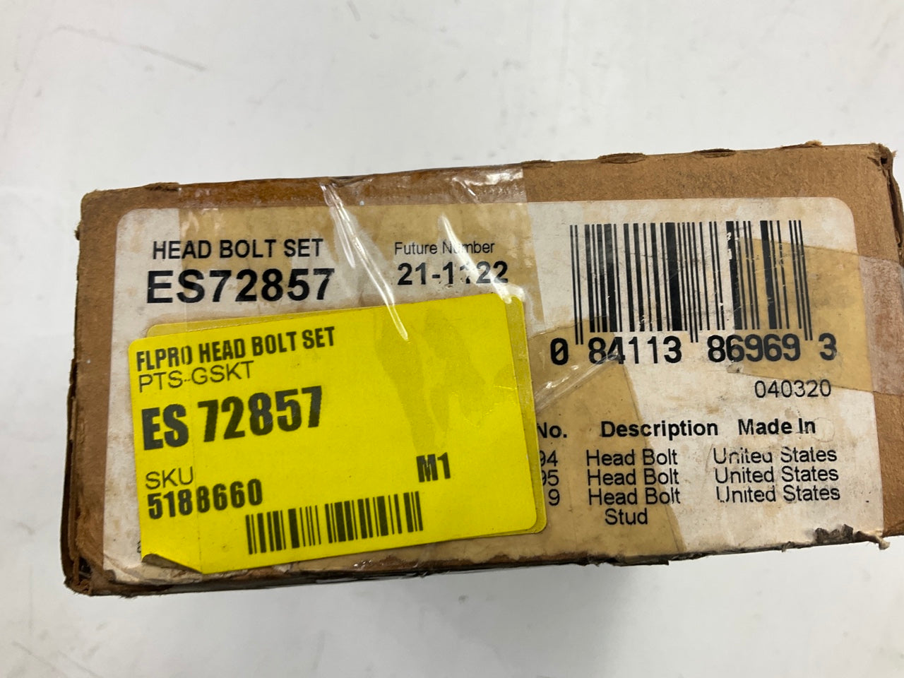 FEL-PRO ES72857 Engine Cylinder Head Bolt Set - 1980-1995 GM 2.8L 3.1L 3.4L V6