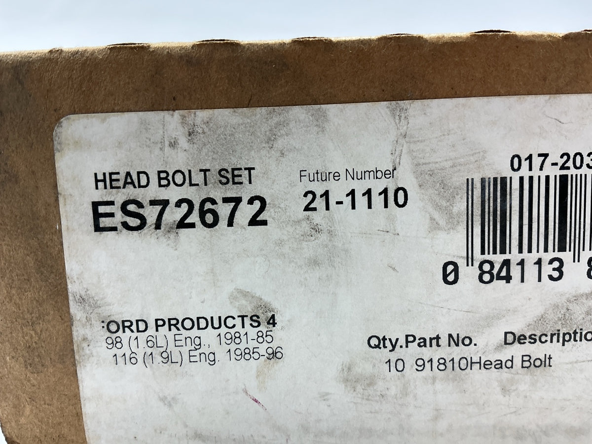 Fel-pro ES72909 Engine Cylinder Head Bolts For 1995-2004 Kia 1.8L-L4