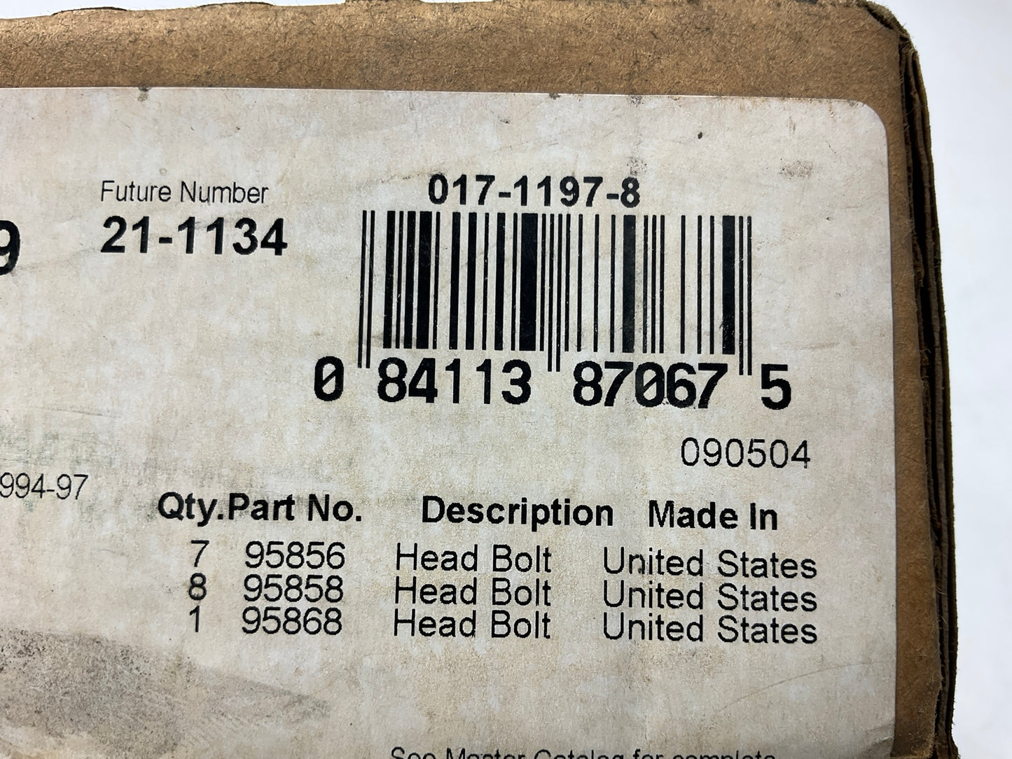 Fel-Pro ES74019 Engine Cylinder Head Bolt Set 1993-95 GM 3.1L V6 OHV