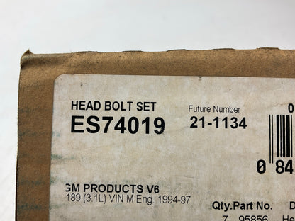 Fel-Pro ES74019 Engine Cylinder Head Bolt Set 1993-95 GM 3.1L V6 OHV