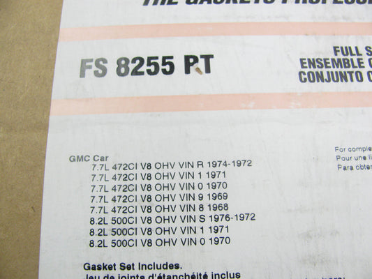 Fel-pro FS8255PT Full Engine Gasket Set For 1968-1976 Cadillac 472 500-V8