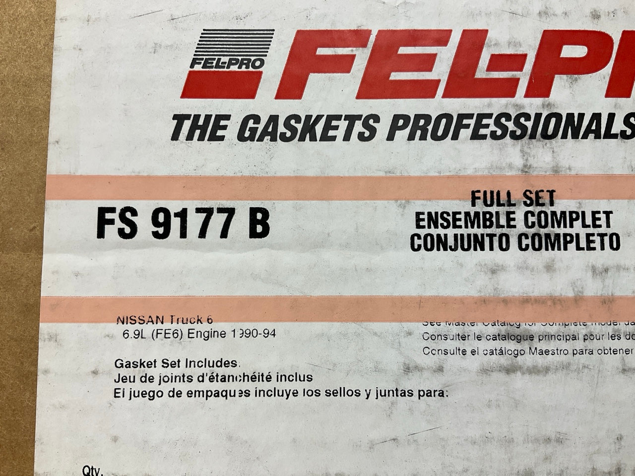 Fel-pro FS9177B Full Engine Overhaul Gasket Set For Nissan UD FE6 6.9L DIESEL