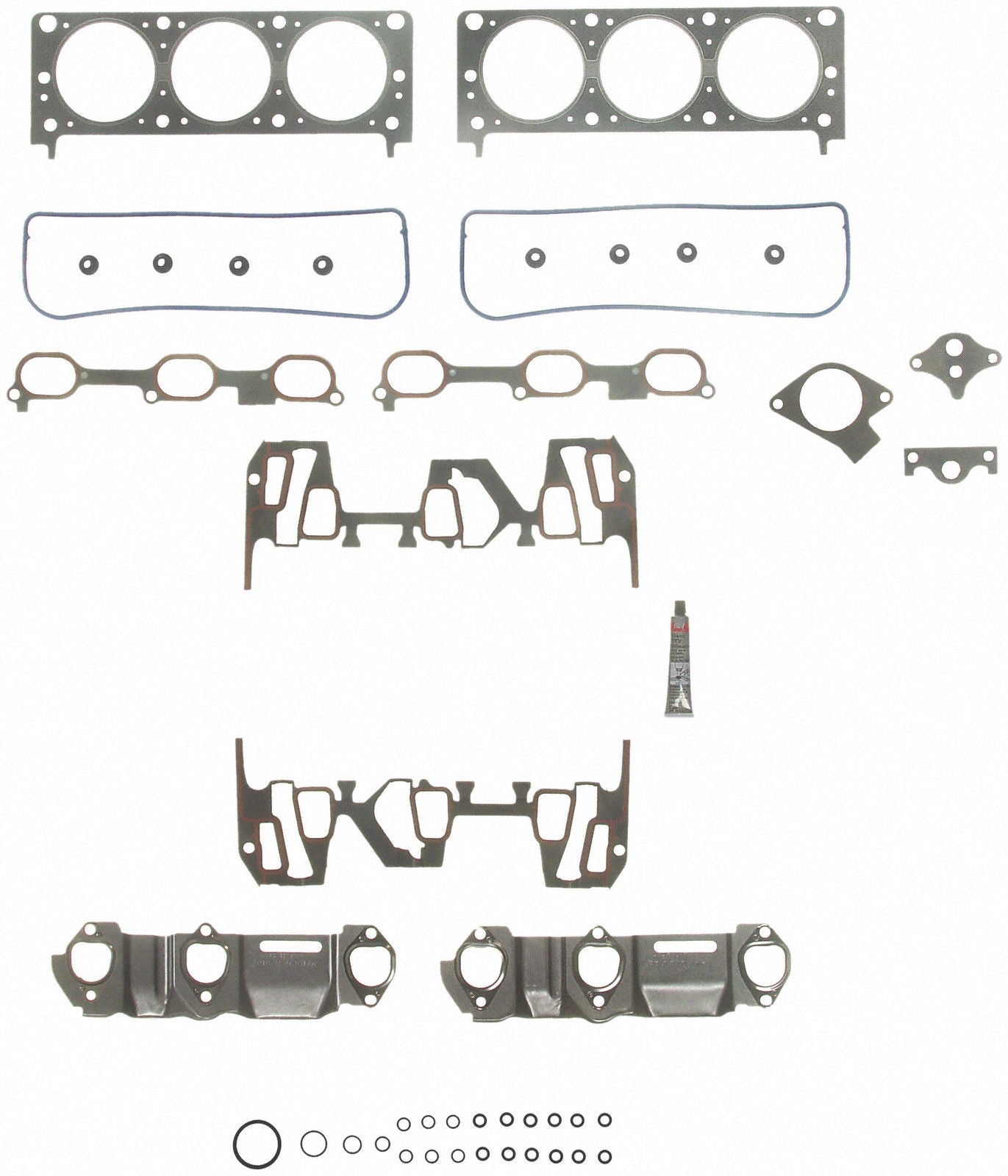 Fel-pro HIS9071PT Engine Cylinder Head Gasket Set For 1996-1999 GM 3.4L-V6