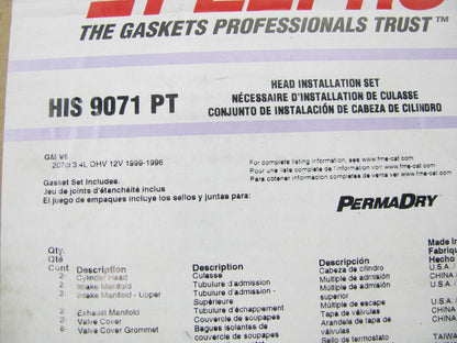 Fel-pro HIS9071PT Engine Cylinder Head Gasket Set For 1996-1999 GM 3.4L-V6