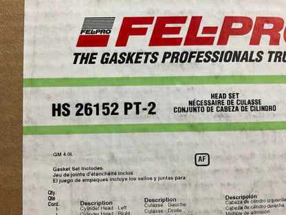 Fel-pro HS26152PT2 Cylinder Head Gasket Set 2002-2003 Olds Aurora 4.0L Northstar
