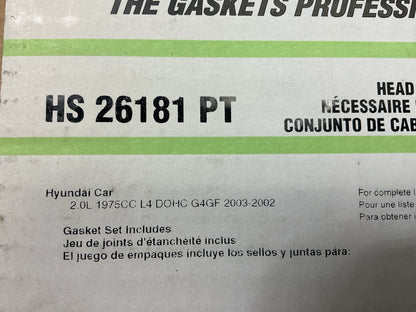 Fel-Pro HS26181PT Cylinder Head Gasket Set For 02-03 Elantra, 03 Tiburon 2.0L-L4