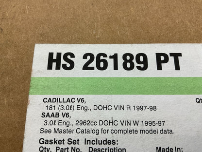 Fel-Pro HS26189PT Cylinder Head Gasket Set For 1997-1998 Cadillac Catera 3.0L-V6