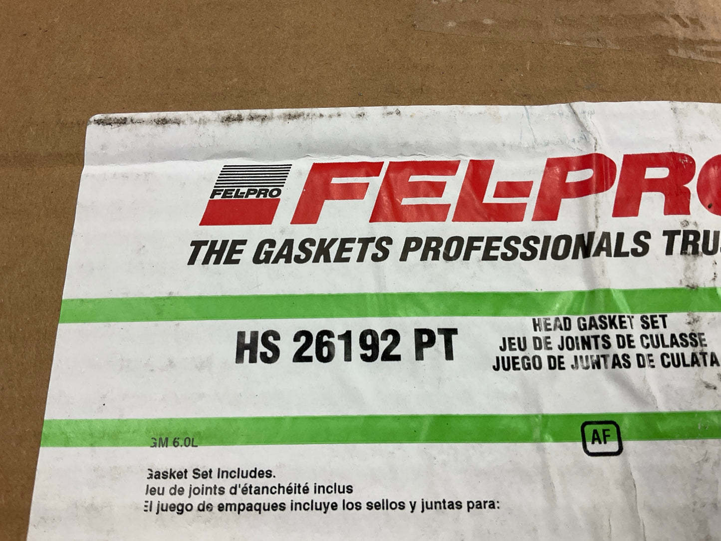 Fel-pro HS26192PT Cylinder Head Gasket Set For 2001-2003 Chevrolet GMC 6.0L-V8