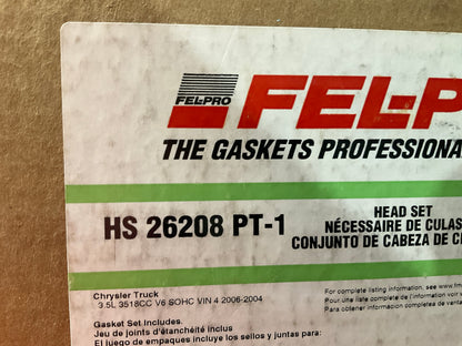 Fel-pro HS26208PT-1 Cylinder Head Gasket Set For 2004-2006 Pacifica 3.5L-V6