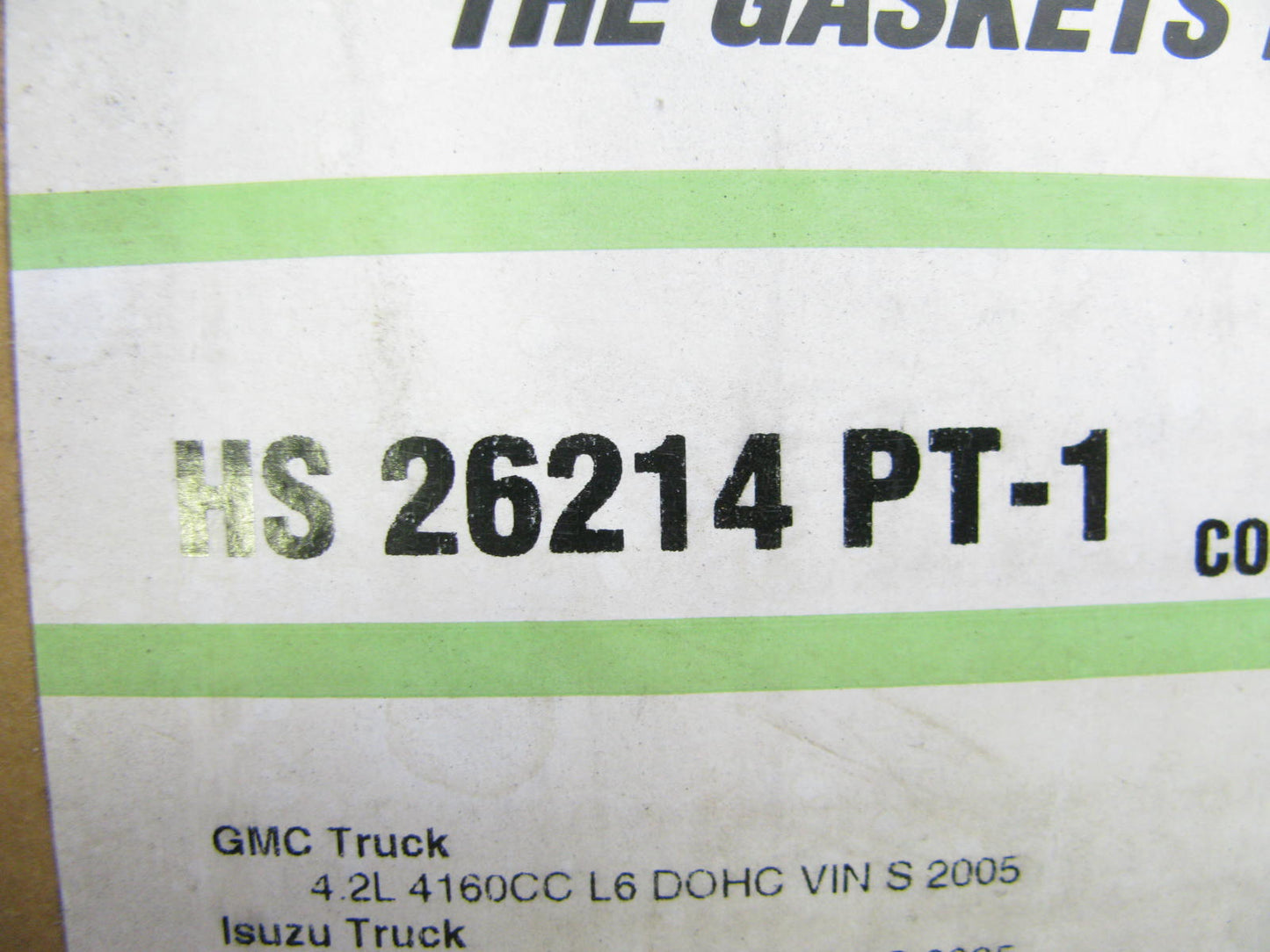 Fel-pro HS26214PT-1-TYPE2 Cylinder Head Gasket Set For 2005 GM Isuzu 4.2L-L6