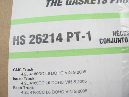 Fel-pro HS26214PT-1 Cylinder Head Gasket Set For 2005 Chevy Trailblazer 4.2L I6