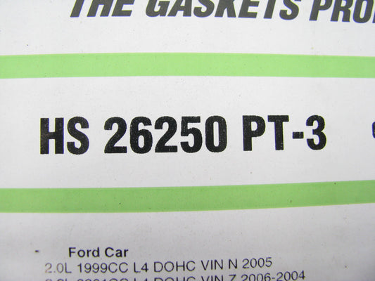 Fel-pro HS26250PT3 Cylinder Head Gasket Set for 2004-2006 Ford Focus 2.0L 2.3L