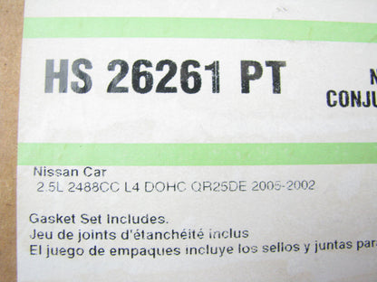Fel-pro HS26261PT Engine Cylinder Head Gasket Set For 2002-2006 Nissan 2.5L