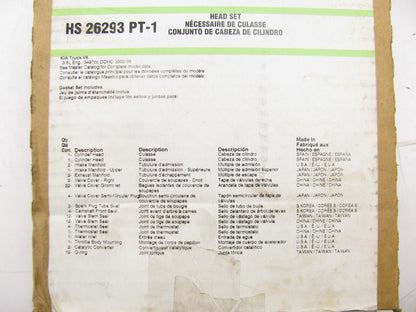 Fel-pro HS26293PT-1 Cylinder Head Gasket Set For 2002-2005 Kia Sedona 3.5L