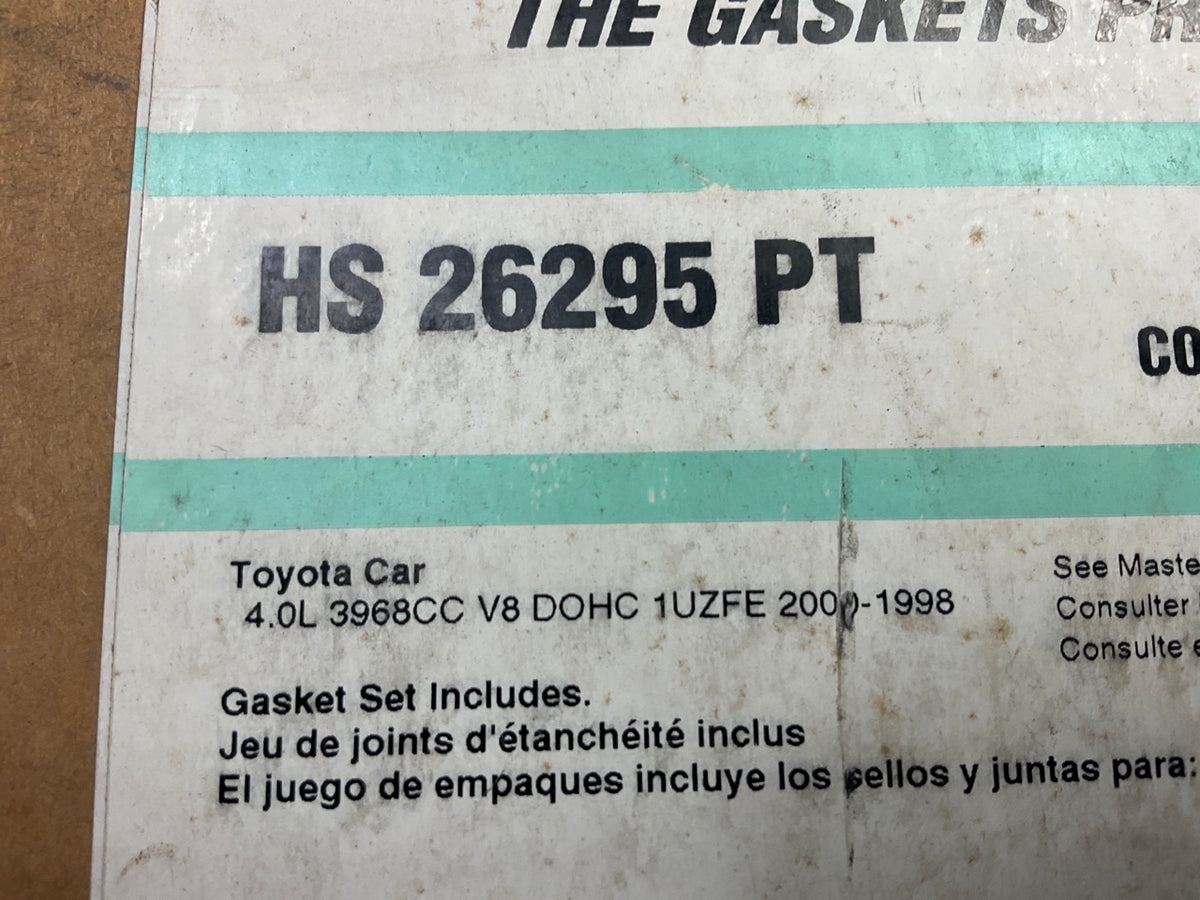 FEL-PRO HS26295PT Head Gasket Set For 1998-2000 Lexus GS400, LS400 SC400 4.0L V8