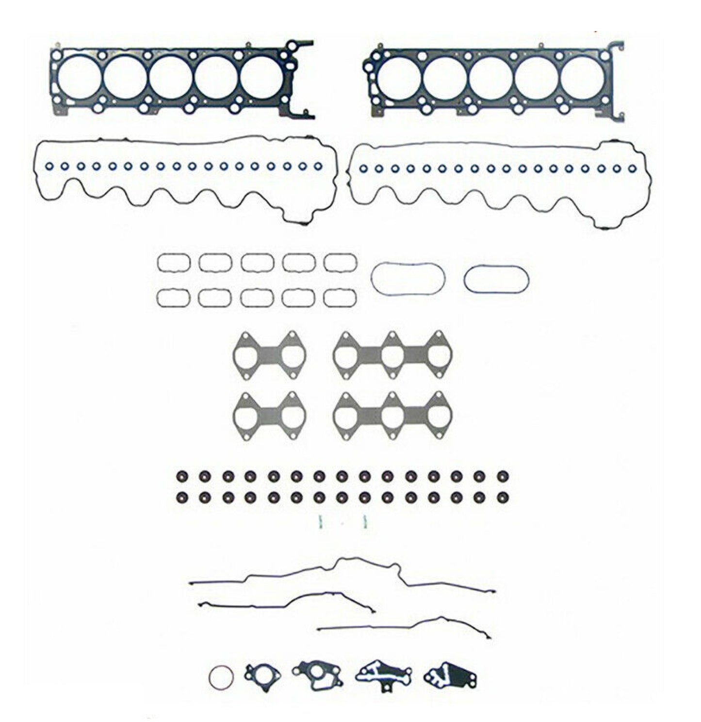 Fel-pro HS26302PT Engine Head Gasket Set 2005-13 Ford Super Duty Truck 6.8L V10