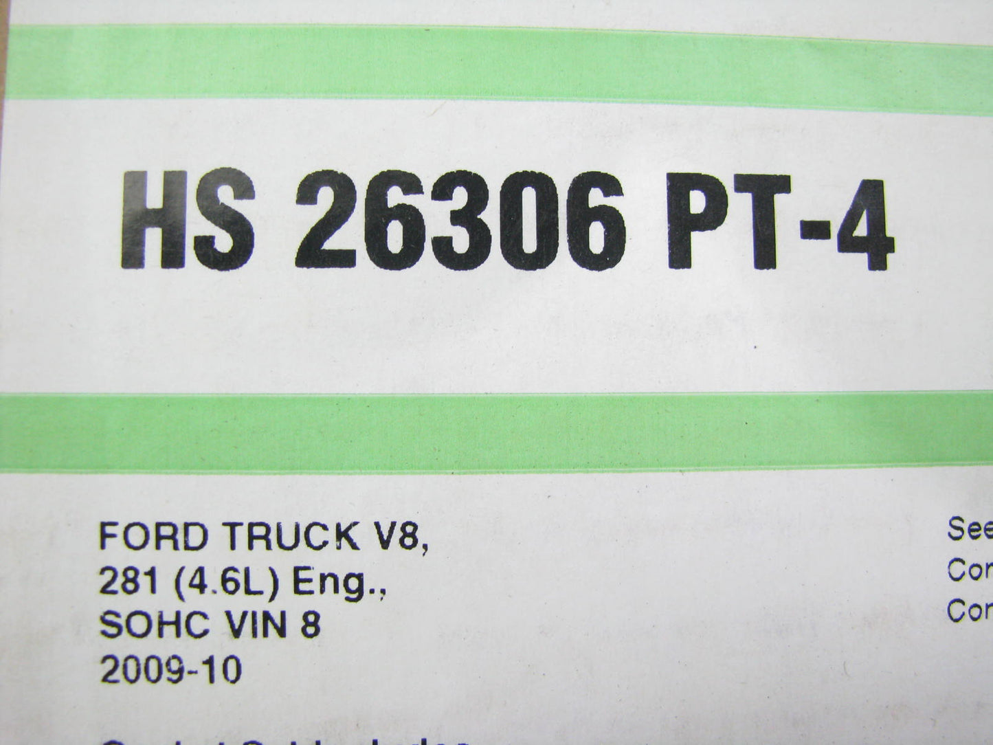 Fel-pro HS26306PT-4 Cylinder Head Gasket Set For 2009-2010 Ford Mercury 4.6L-V8