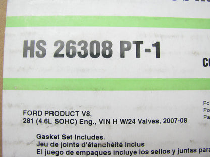 Fel-pro HS26308PT-1 Cylinder Head Gasket Set For 07-08 Ford Mustang 4.6L 281 V8