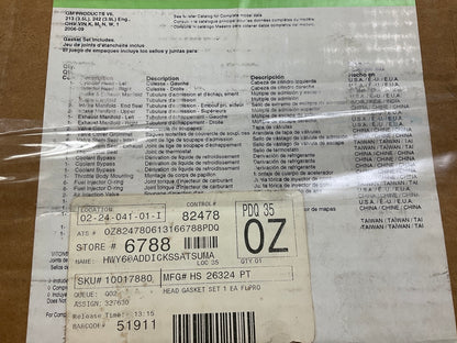 Fel-Pro HS26324PT Engine Cylinder Head Gasket Set - 2006-2011 GM 3.5L 3.9L V6