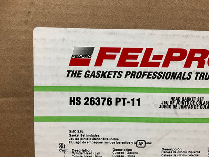 Fel-pro HS26376PT-11 Cylinder Head Gasket Set For 2009-2011 Cadillac 3.6L-V6