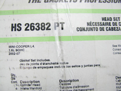 Fel-pro HS26382PT Engine Cylinder Head Gasket Set For 2002-2008 Mini Cooper 1.6L