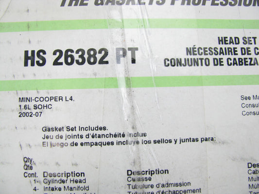 Fel-pro HS26382PT Engine Cylinder Head Gasket Set For 2002-2008 Mini Cooper 1.6L