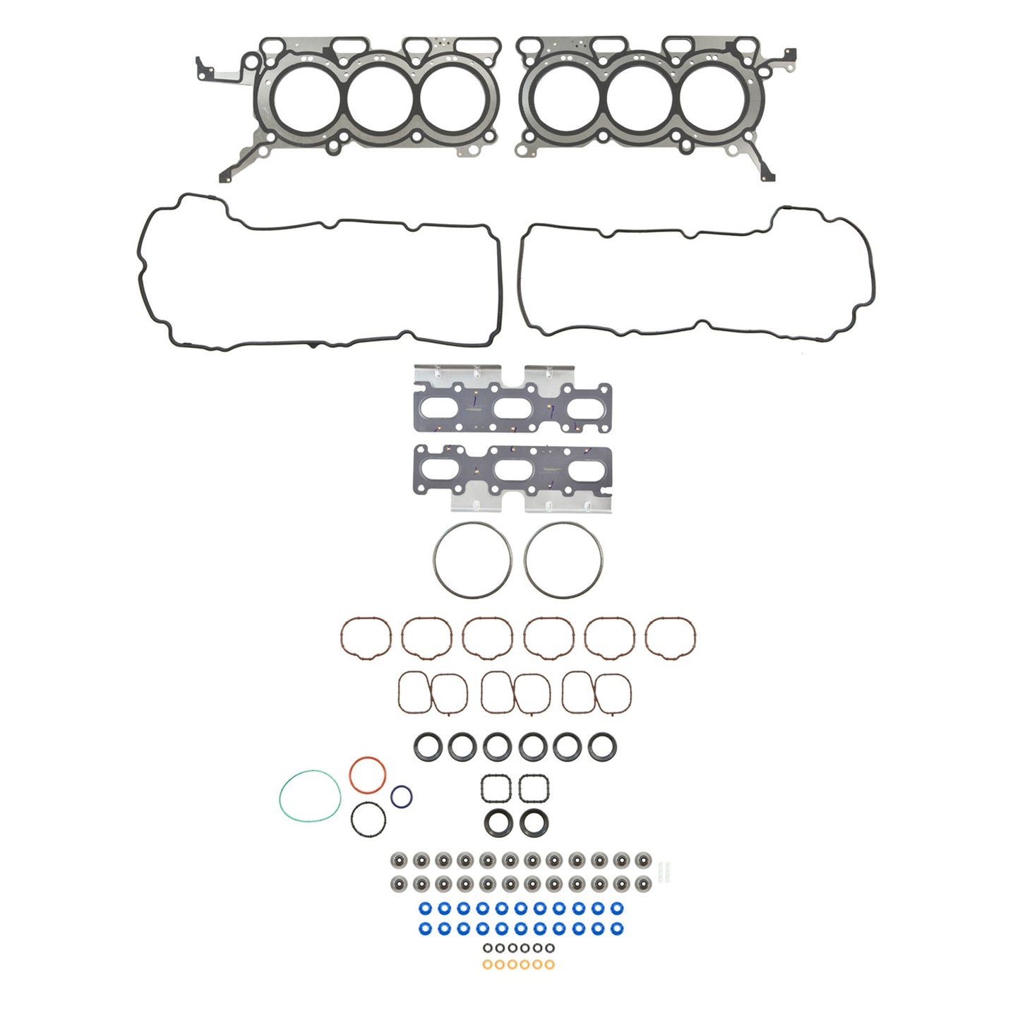 Fel-pro HS26487PT Engine Cylinder Head Gasket Set for 2007-2012 Ford 3.5L-V6
