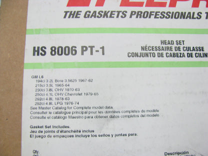 Fel-pro HS8006PT-1 Cylinder Head Gasket Set 65-79 GM GMC 194 215 230 250 292