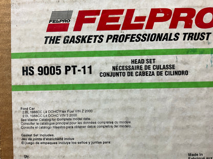 Fel-pro HS9005PT-11 Cylinder Head Gasket Set 2000 Contour, Mystique 2.0L-L4 DOHC