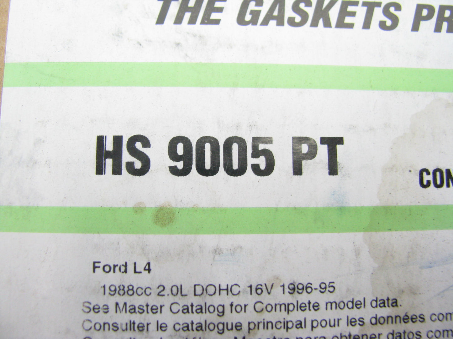 Fel-pro HS9005PT Cylinder Head Gasket Set 1995-96 Ford Mercury 2.0L DOHC