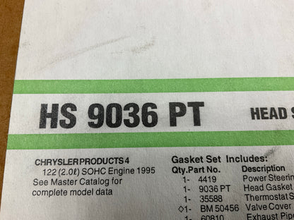 FEL-PRO HS9036PT Cylinder Head Gasket Set - 1995 Neon Stratus 2.0L L4