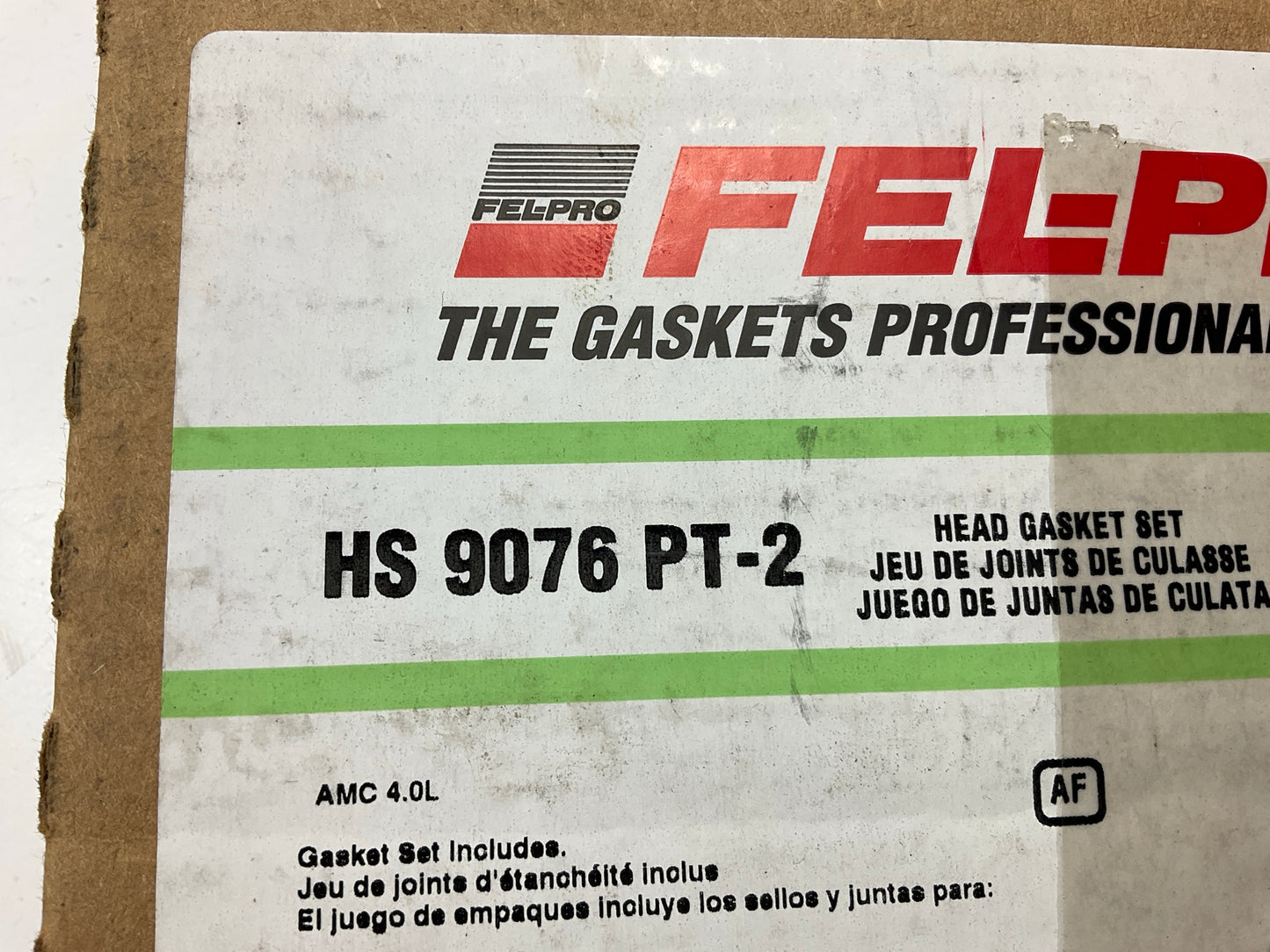 FEL-PRO HS9076PT-2 Cylinder Head Gasket Set - For 94-95 Jeep 4.0L I6 OHV