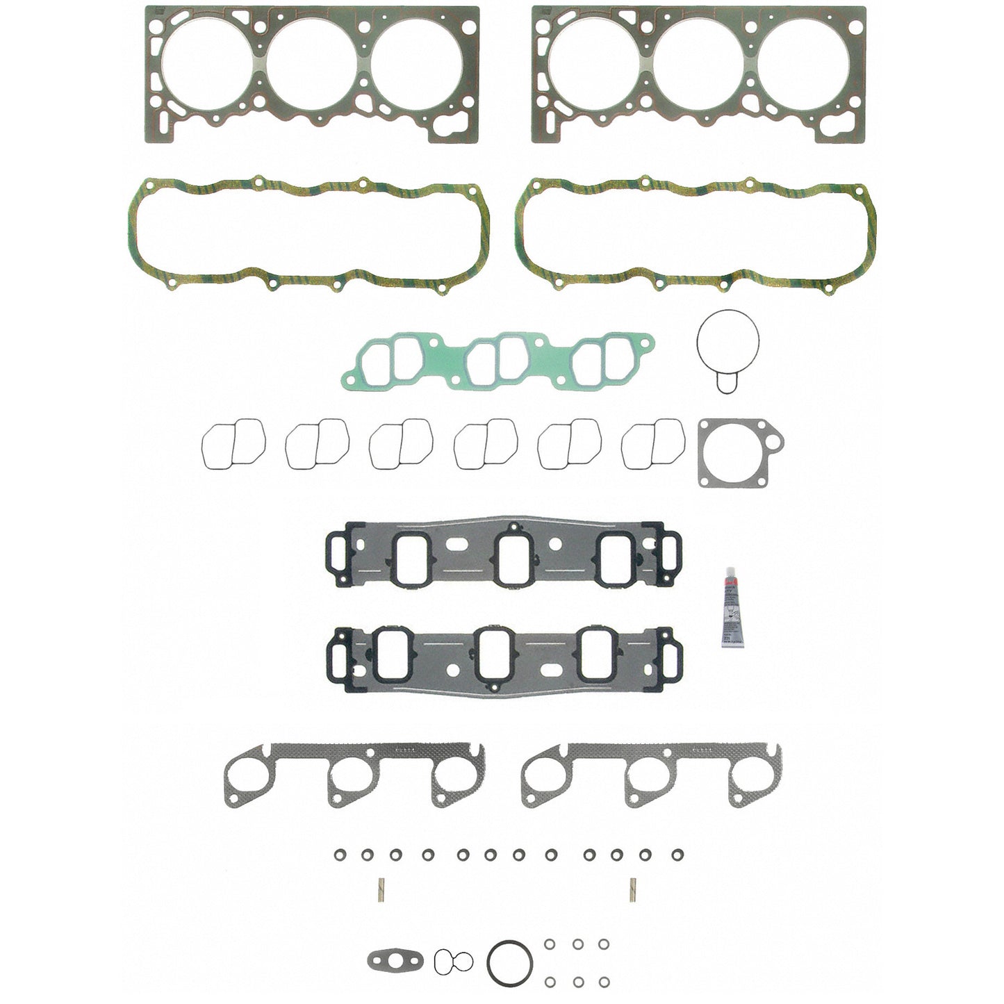 Fel-pro HS9081PT-1 Cylinder Head Gasket Set For 1997-2000 Ford Mazda 4.0L V6
