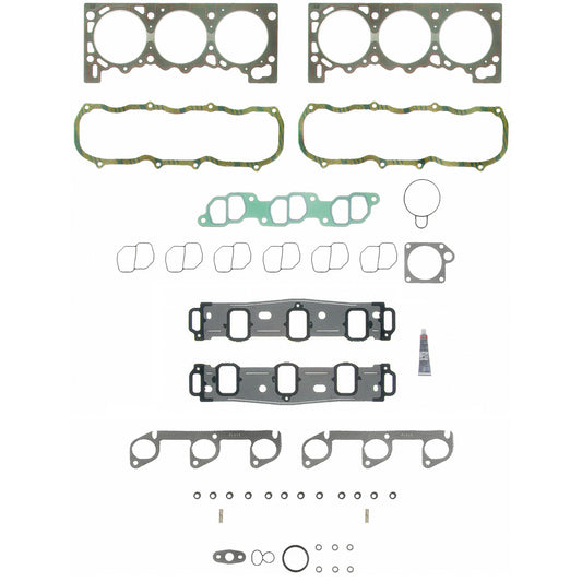 Fel-pro HS9081PT-1 Cylinder Head Gasket Set For 1997-2000 Ford Mazda 4.0L V6