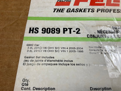 FEL-PRO Cylinder Head Gasket Set - 98-05 Buick Olds Pontiac 3.8L V6 SUPERCHARGED